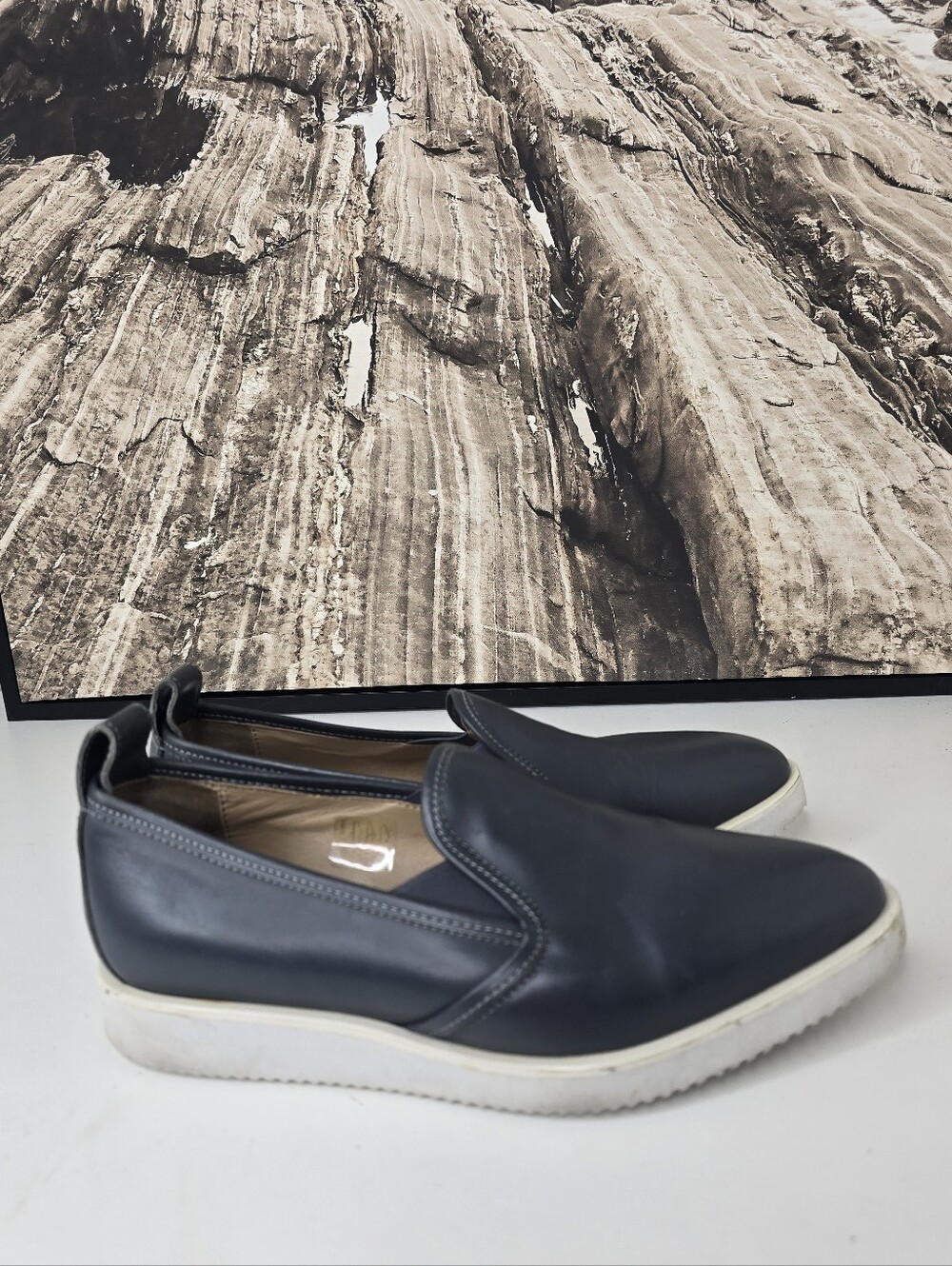 Everlane The Street Shoe Navy Blue Slip On Sneaker